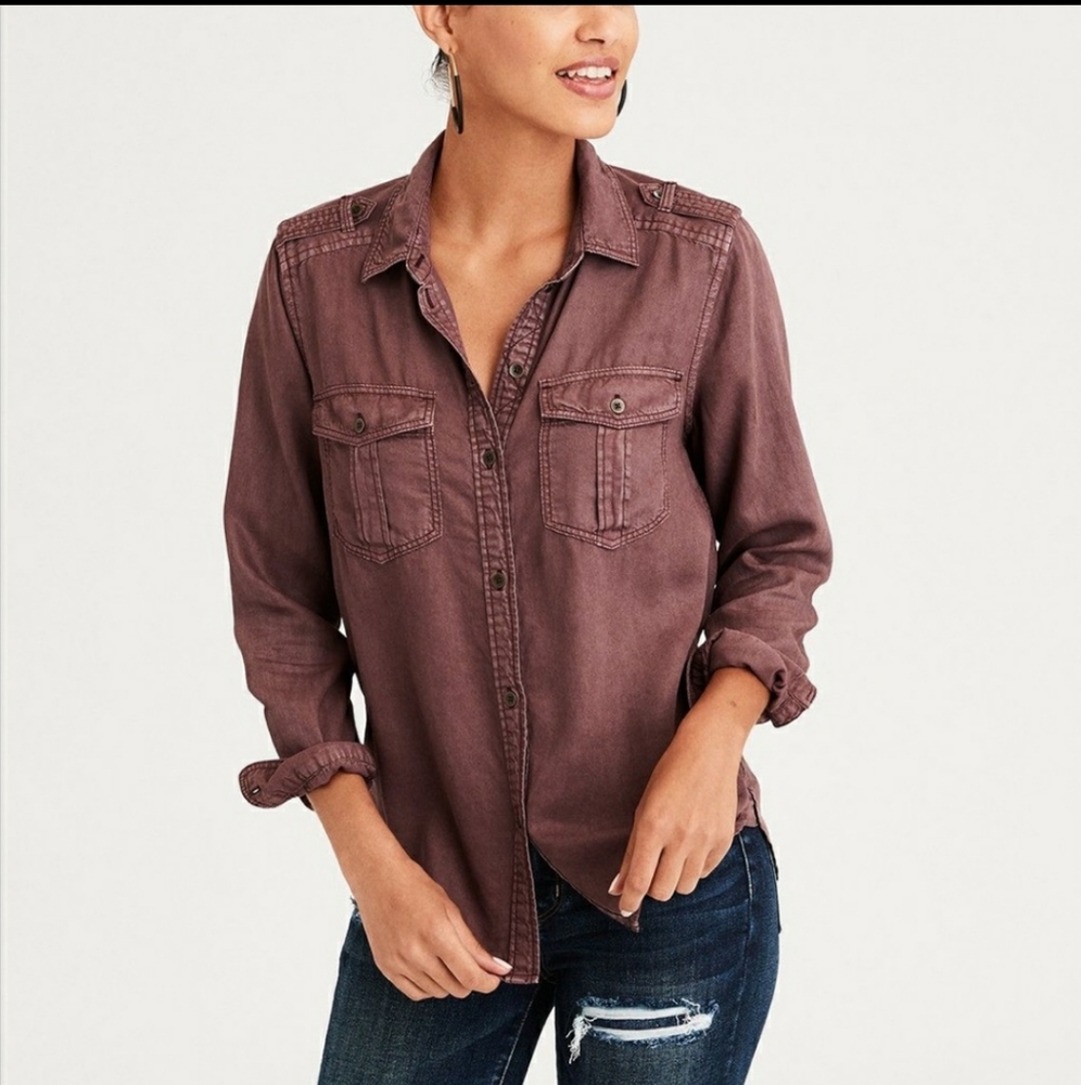 American Eagle Outfitters Boyfriend Top